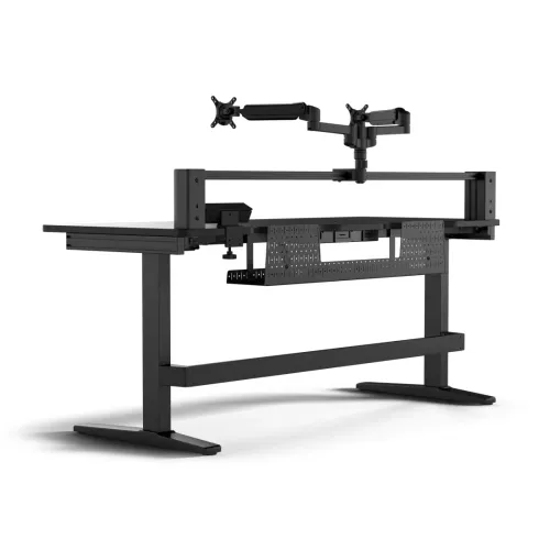 Biurko Corsair Platform:6 Standardowy180cm Czarny Laminat