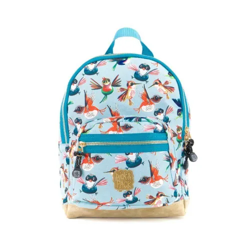Rucsac pentru copii Pick & Pack Birds s-Dusty blue