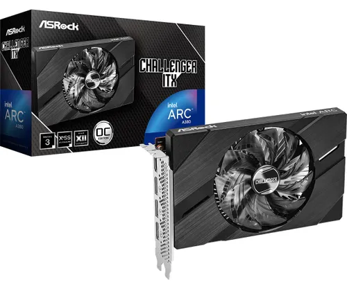 Karta graficzna ASrock Intel Arc A380 Challenger ITX OC 6GB GDDR6 96bit