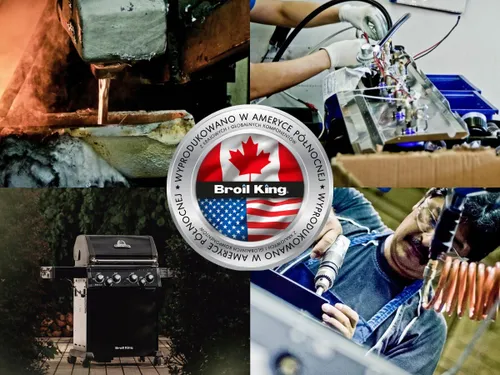 Grill gazowy BROIL KING Crown 480 Shadow Satyna 11.4 kW 65 x 44 cm