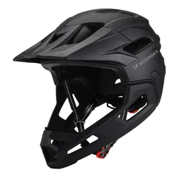 Kask rowerowy WOZINSKY HT-009C Czarny Full Face MTB  (rozmiar L)