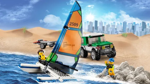 Конструктор Lego City родстер 4x4 с катамараном (60149)