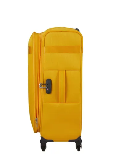 Walizka średnia poszerzana Samsonite CityBeat - golden yellow