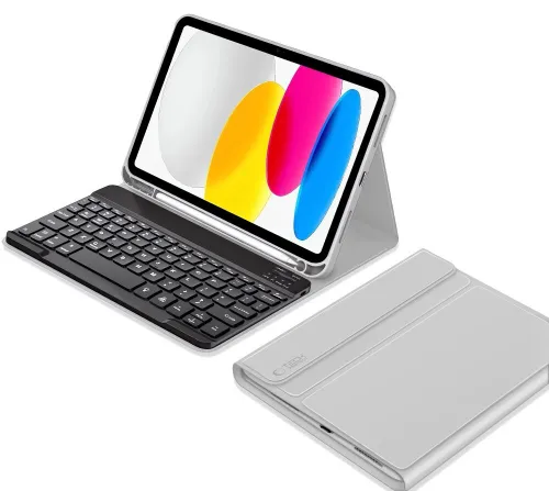 Etui na iPad TECH-PROTECT Sc Pen Szary Klawiatura