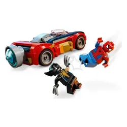 LEGO Super Heroes Marvel 76336 Spider-Man w samochodzie kontra zvenomowany Wolverine