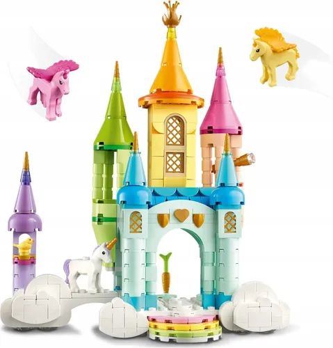 Lego zamek Creator 3w1 - klocki zamek z jednorożcem idealny na prezent