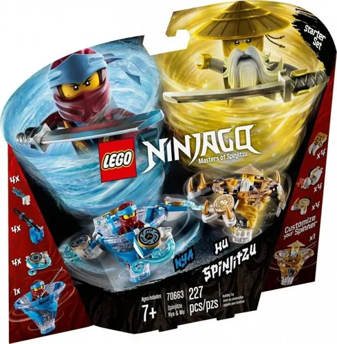 Конструктор Lego Ninjago Spinjitzu Nya &amp; Wu (70663)