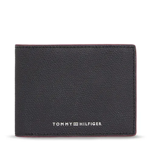 Мужской кошелек Tommy Hilfiger Th Struc Leather Mini CC Wallet Am0am11607 Black BDS