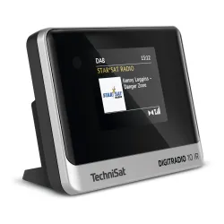 Radioodbiornik TechniSat DigitRadio 10 IR Radio FM DAB+ Internetowe Bluetooth Czarno-srebrny
