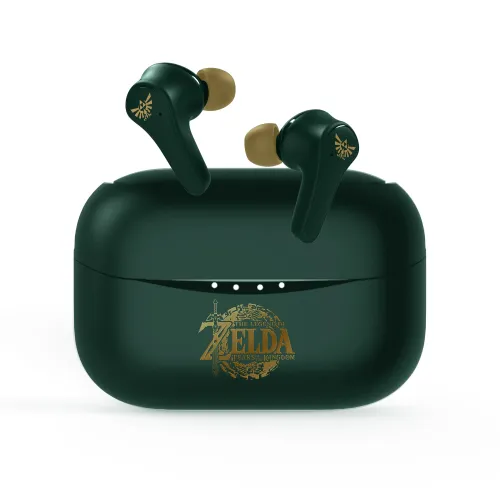 Słuchawki bezprzewodowe OTL Technologies The Legend of Zelda: TOTK TWS Earphones Dla Dzieci Dokanałowe Bluetooth 5.3 Ciemnozielony