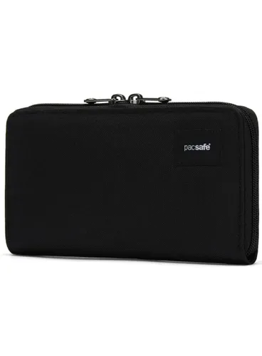 Portfel antykradzieżowy Pacsafe RFIDsafe Continental Wallet - jet black