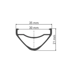 Koło tylne DT Swiss HX 1700 Spline 29" Micro Spline - 30mm