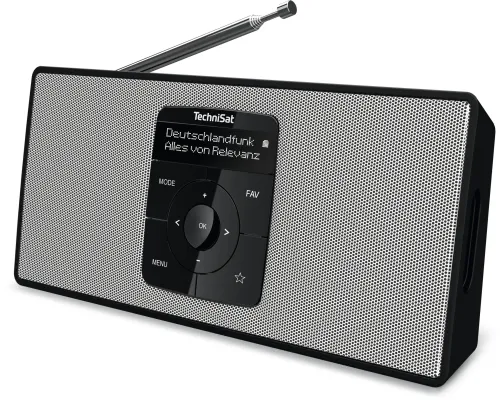 Radioodbiornik TechniSat DigitRadio 2 S Radio FM DAB+ Bluetooth Czarno-biały