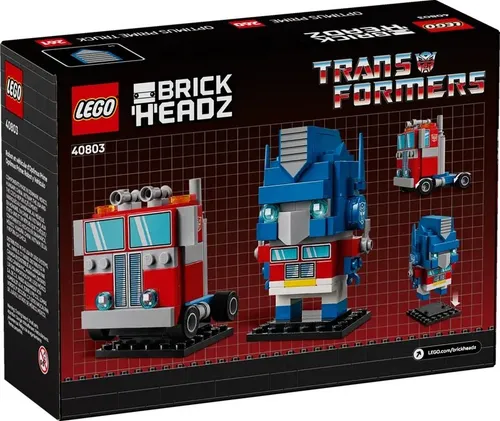 LEGO 40803 BrickHeadz Transformers Robot I pojazd Optimus Prime