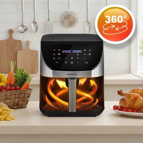 Air Fryer Frytkownica beztłuszczowa BERDSEN BD-659 8l 12 automatycznych programów