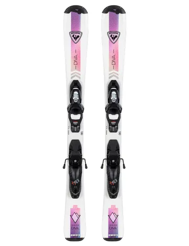 Narty dziecięce ROSSIGNOL DIVA JR + wiązania LOOK KID 4.5 z GRIP WALK 2026 - Długość (cm) - 100