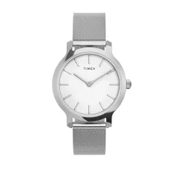 Timex Transcend TW2U86700 Gümüş / Beyaz Saatler