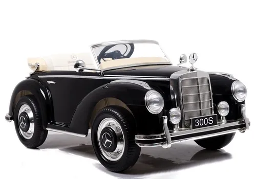 Auto Na Akumulator Dla Dziecka Retro Mercedes 300S Eva LED Pilot Skóra MP3