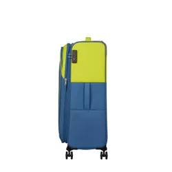 Большой расширенный чемодан American Tourister Daring DASH EXP-lime / coronet