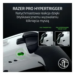 Pad Razer Raiju V3 Pro do PS5, PC Bezprzewodowy Biały