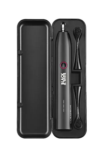 Elektryczna szczoteczka soniczna o działaniu wybielającym Curaprox HYDROSONIC  Black is White