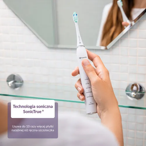 Szczoteczka soniczna TRUELIFE SonicBrush Clean30 Biały