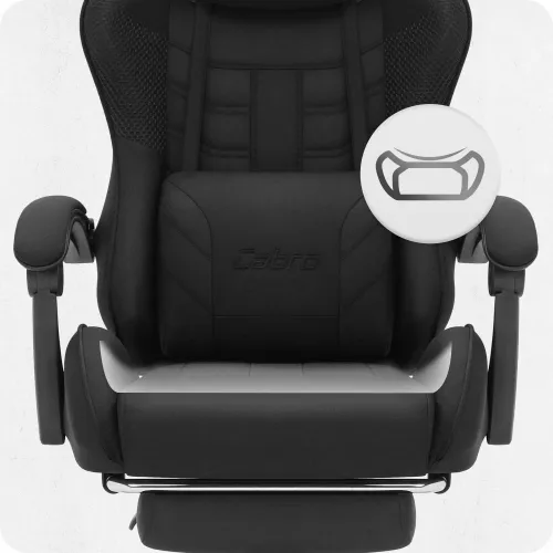 Fotel CABRO C501 Czarny