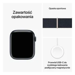 Apple Watch 9 GPS 45 мм алюминиевый Север / Север Спортивный ремешок