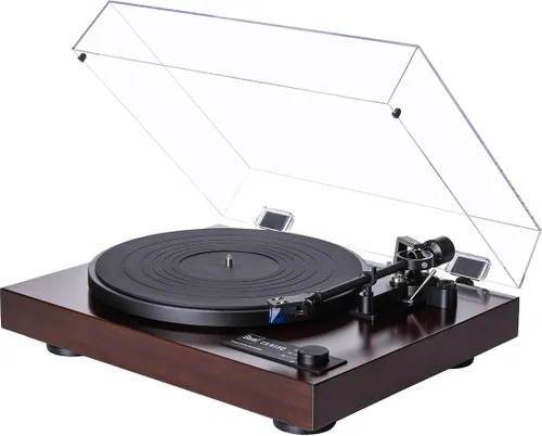 Gramofon DUAL CS 618Q Orzech, Automatyczny,Napęd bezpośredni,PrędkośĆ odtw. 33,45,78 obr./min,Przedwzmacniacz