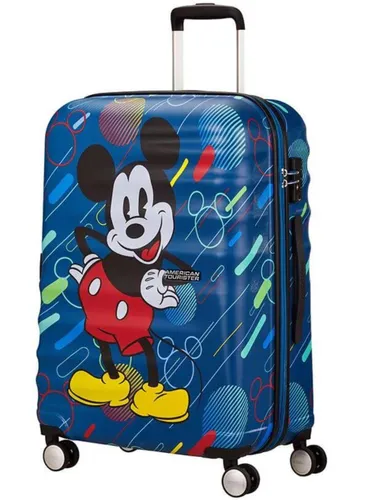 Walizka średnia American Tourister Wavebreaker Disney - Mickey future pop