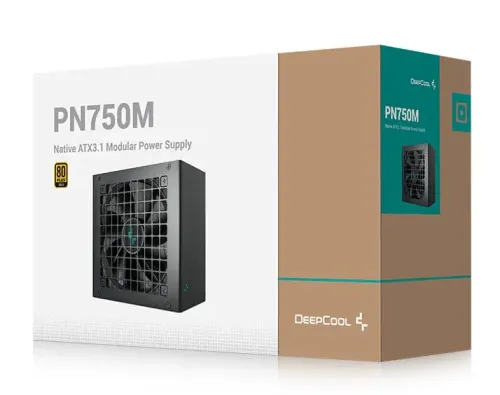 Zasilacz DeepCool PN750M 750W 80+ Gold Czarny