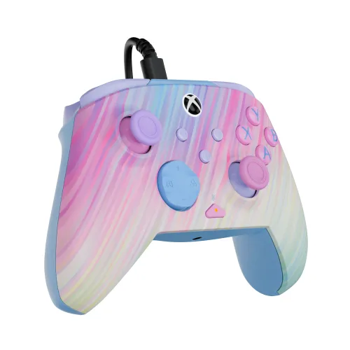 Pad Turtle Beach Rematch Advanced Cotton Candy do Xbox Przewodowy Różowo-niebieski