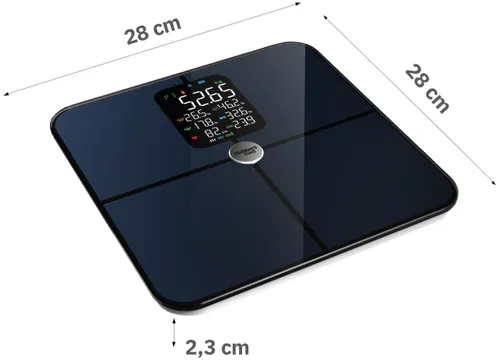 Waga łazienkowa WEBBER Bonita SBS-1321B-B Czarny