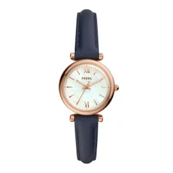 Часы Fossil Carlie ES4502 темно-синего цвета