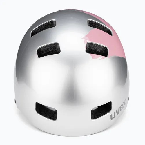 Kask dziecięcy UVEX Kid 3 silver/rose