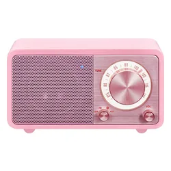 Radioodbiornik Sangean GENUINE MINI WR-7 Radio FM Bluetooth Różowy