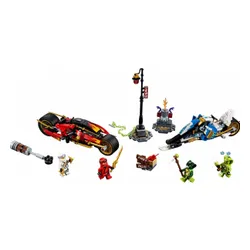 Конструктор Lego Ninjago мотоцикл Кайя и скутер Зейна (70667)