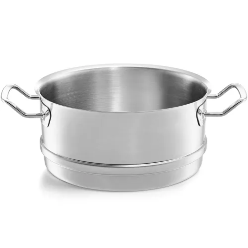FISSLER Original Profi Collection - zestaw 5 garnków z pokrywkami i wkładem do gotowania na parze ze stali nierdzewnej