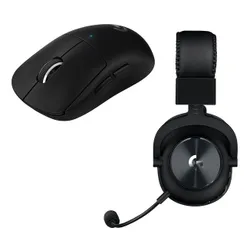 Słuchawki bezprzewodowe z mikrofonem Logitech G Pro Wireless + Mysz G Pro Superlight