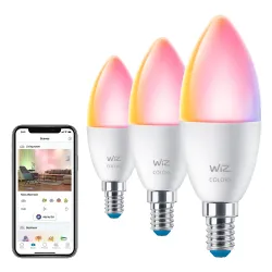Inteligentna żarówka LED WIZ 929002448833 4.9W E14 Wi-Fi Bluetooth (3 szt.)