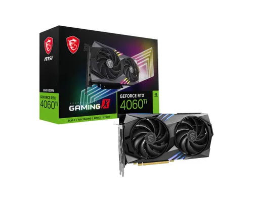 Karta graficzna MSI GeForce RTX 4060 Ti GAMING X 8GB GDDR6 128bit DLSS