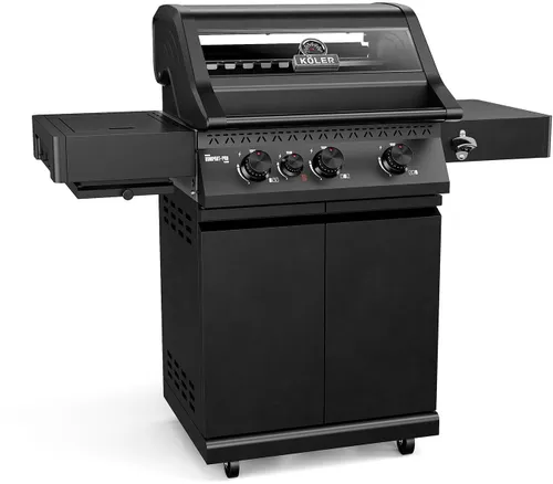 Grill gazowy KOLER Krone Compact Pro Czarny 15.8 kW 60 x 46 cm