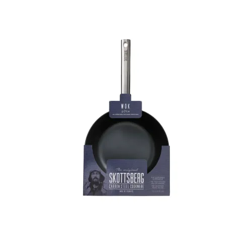 SKOTTSBERG Carbon Steel 24 cm - patelnia / wok ze stali węglowej nieprzywierający
