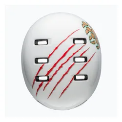 Kask rowerowy dziecięcy Bell Lil Ripper Jr white grizzly