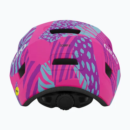 Kask rowerowy dziecięcy Giro Scamp II Jr matte pink animal