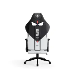 Fotel Diablo Chairs X-Player 2.0 Small do 90kg Skóra ECO Tkanina Biało-czarny