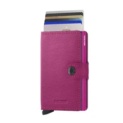 Kompaktowy portfel z RFID Secrid Miniwallet Crisple - fuchsia