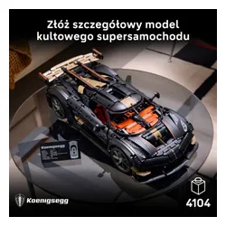 LEGO 42232 Technic Koenigsegg Sadair's Spear Megacar