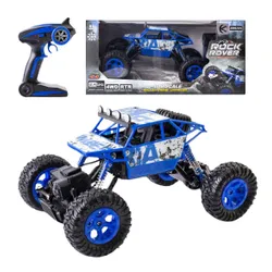 Duży Monster Truck zdalnie sterowany niebieski