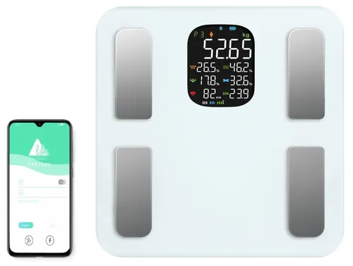 Waga łazienkowa OROMED Oro-Bluetooth H Smart Biały